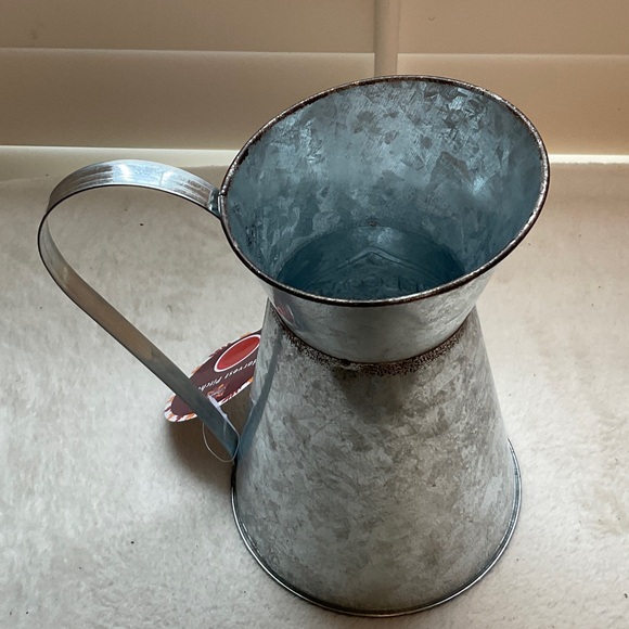 Rustic Silver Holiday Pitcher - Picture 6 of 7